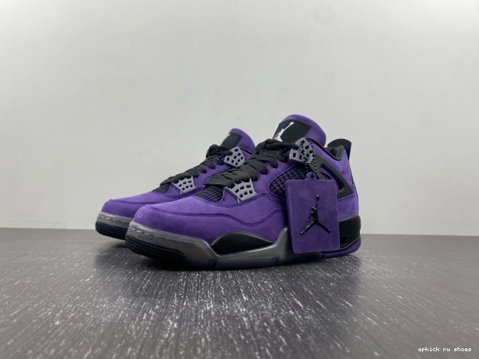 Rep Scott Purple x 4 Suede Air Travis Jordan 0630